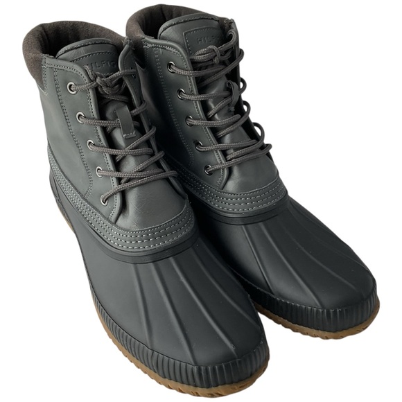 Tommy Hilfiger Casey Duck Rain Boots Men's Size 13 - Picture 1 of 13